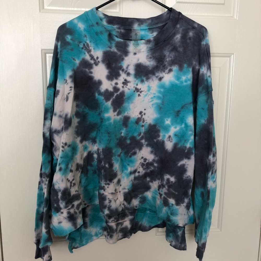 Electric & Rose Tie Dye long sleeve pullover